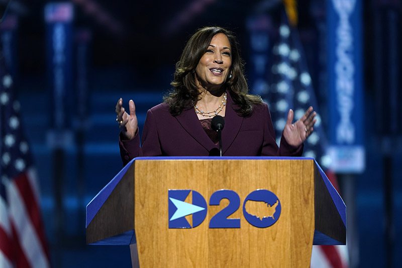 Harris seizes historic moment in accepting VP nomination 1 AP20233107244178