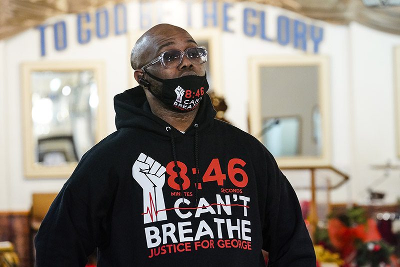 George Floyd kin joins protest anthem album project 1 AP21005024164862