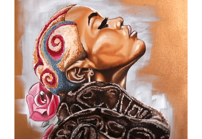 Born Without Hands, Talented Artist Desmond Blair Creates Masterful Portraits 2 Untitled 4