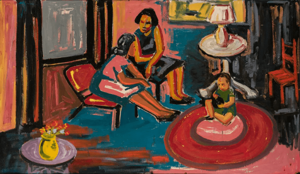 New Louisville Exhibition Highlights Black Avant-Garde Artist Robert L. Douglas 1 Robert Douglas, 'Then What Did She Say?,' 1964. Image credit: Bill Roughen for the Speed Art Museum