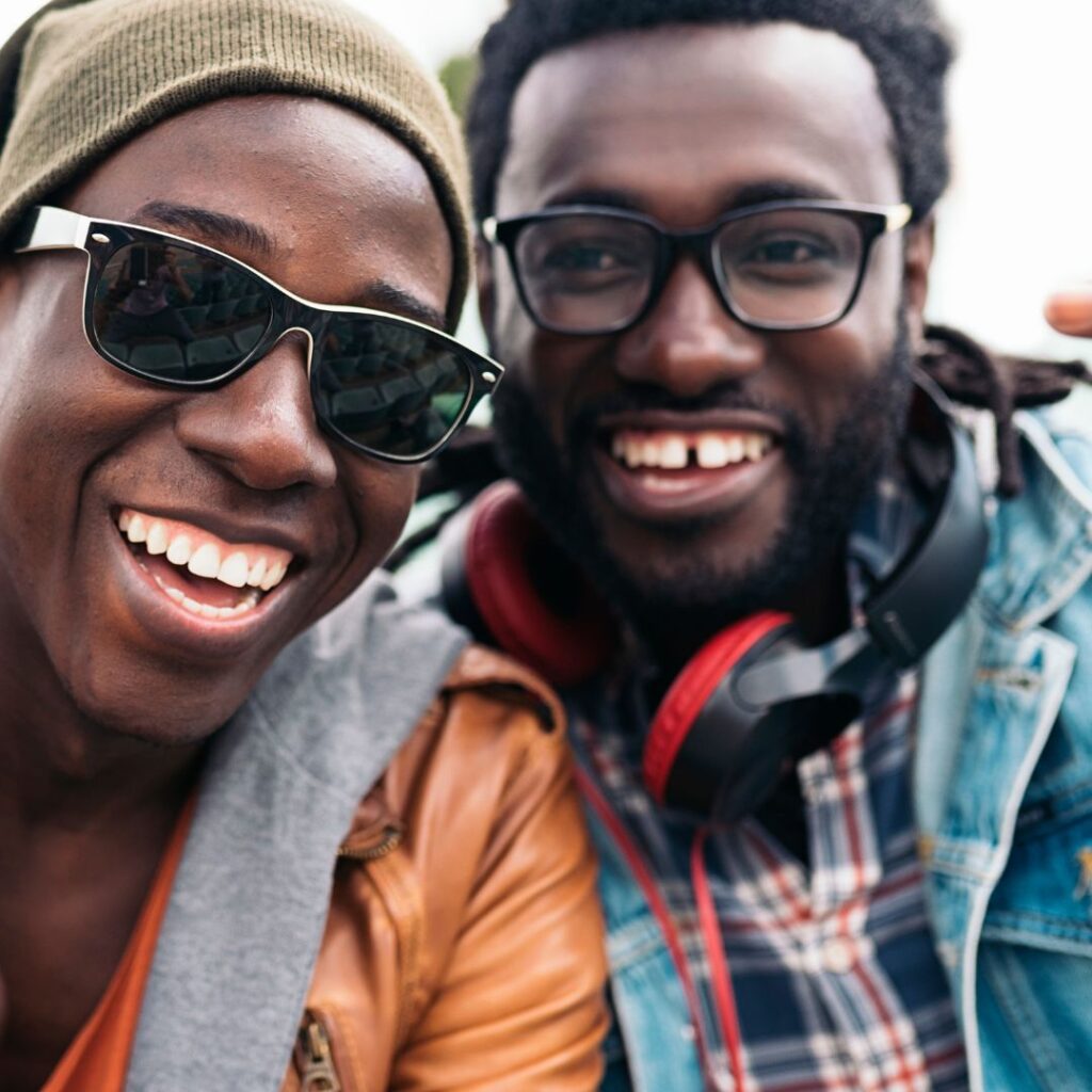 Navigating the Entertainment Industry: Tips for Black Content Creators 2 img of African American friends