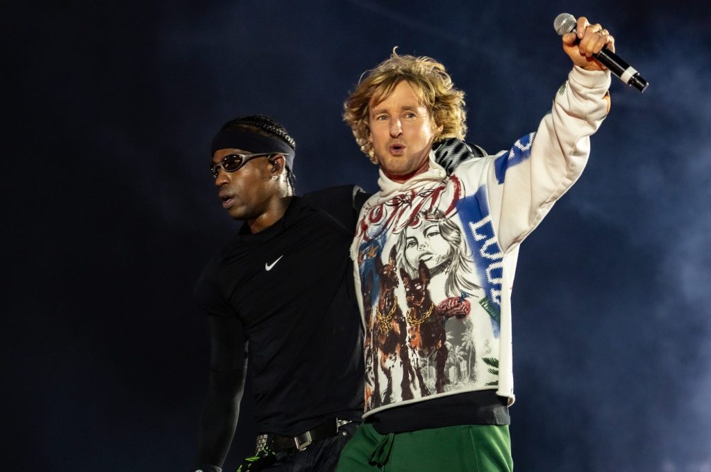The official movie photo for Rolling Loud The Movie teaser featuring stars Travis Scott and Owen Wilson - Photo by KishanChauhan_@cactuskish_Travis Scott