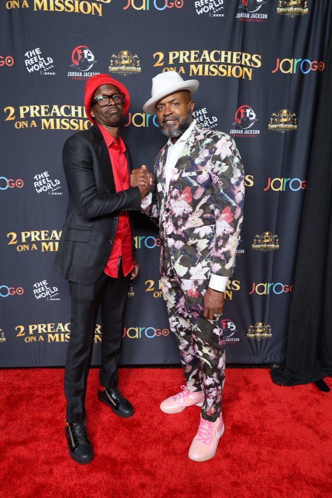 2 Preachers Jordan Jackson colorful guest red carpet ATL IMG 6891 X4